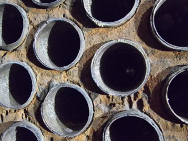 Трубный пучок после очистки